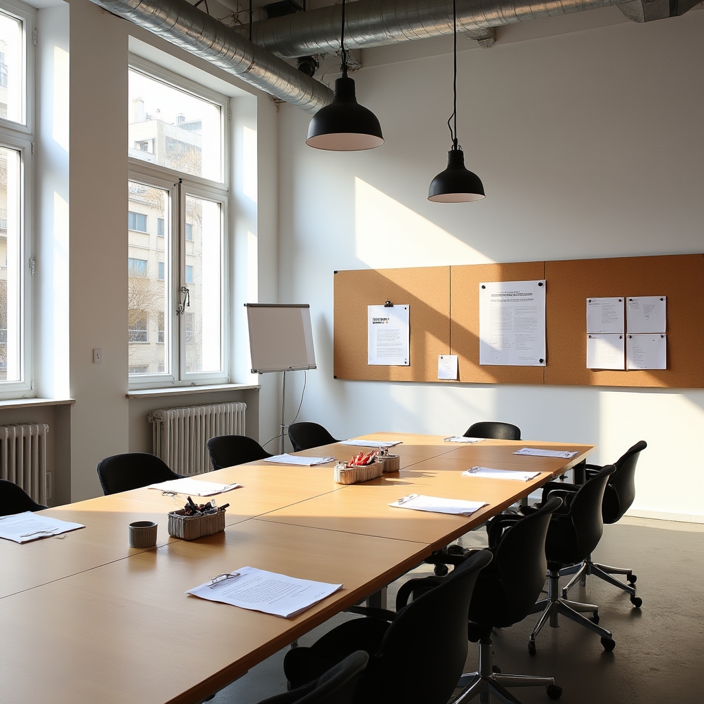 Espacio de trabajo donde se realizan los talleres Neon Coast